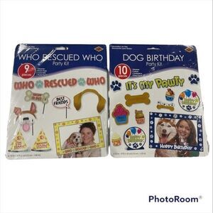 Dog Adoption and Birthday Party Decorating Kit Bundle (2 Kits)